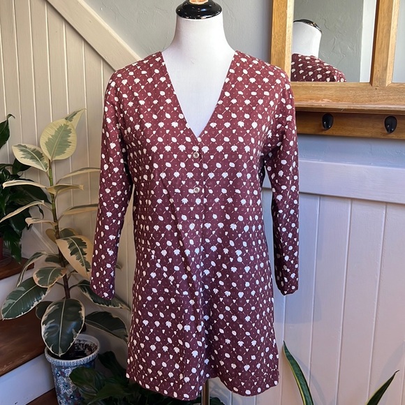 Vintage 1977 Marimekko Finland Design Research Print Tunic Excellent Condition - Picture 16 of 16